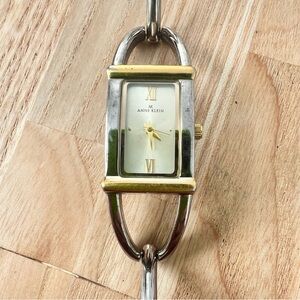 Anne Klein ladies two-tone bracelet dress watch NEW BATTERY